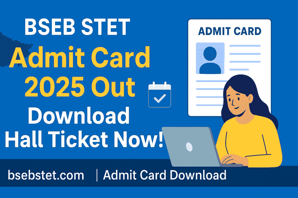 Bihar STET Admit Card 2025