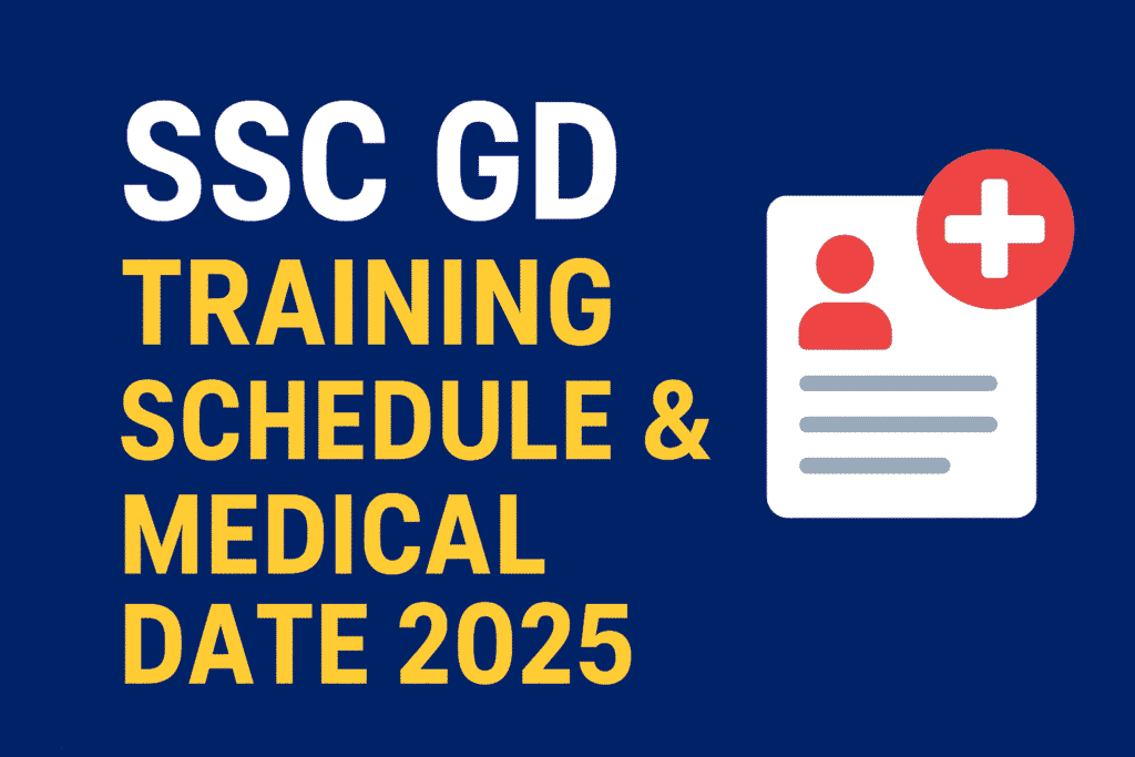 SSC GD Medical Date 2025