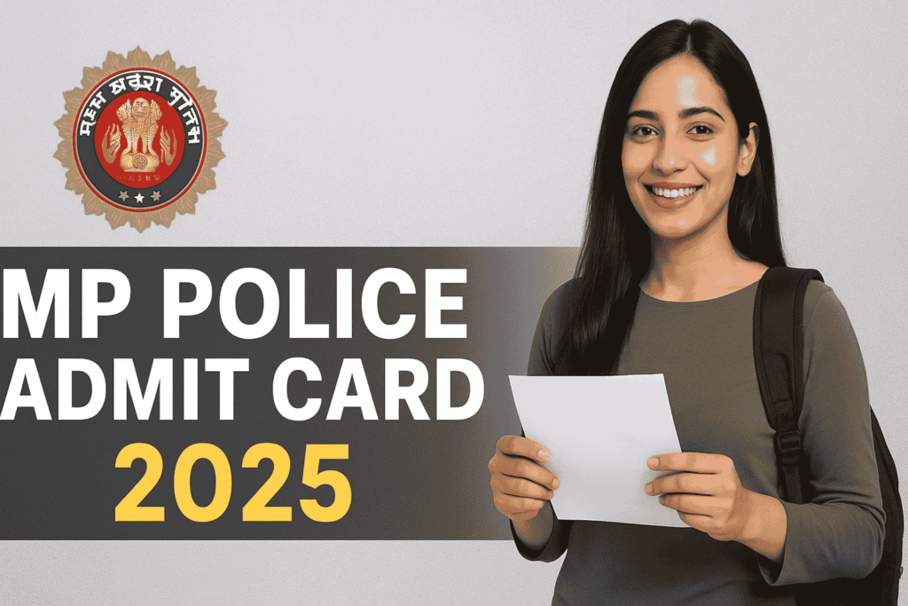 MP Police Admit Card 2025