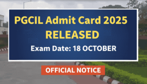 Read more about the article PGCIL Admit Card 2025 Out – Download Your Hall Ticket Now