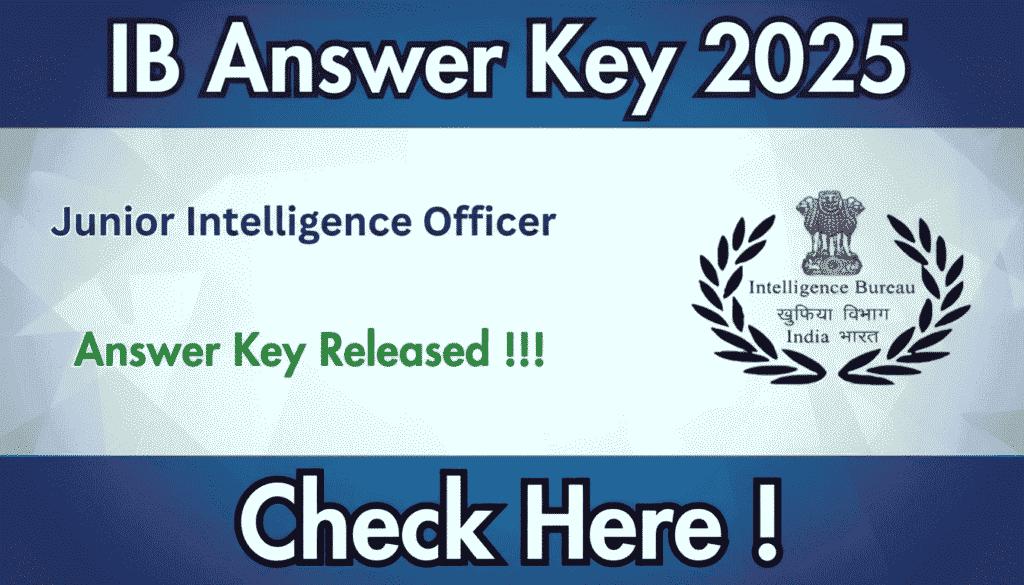 IB JIO Answer Key 2025