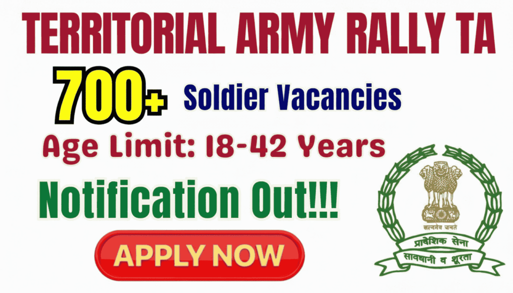 Territorial Army Rally TA Recruitment 2025