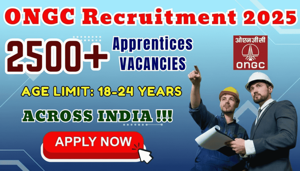 ONGC Apprentices Recruitment 2025