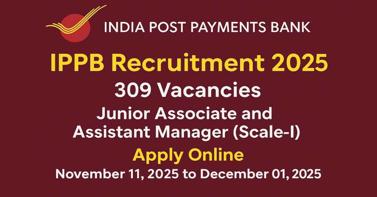 IPPB Recruitment 2025 Notification Out