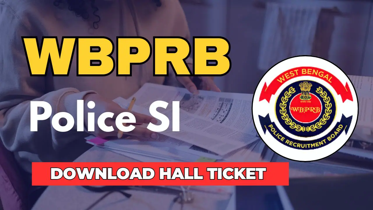 WB Police SI Physical Admit Card 2025 Out