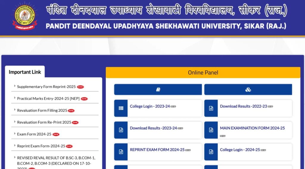 PDUSU Admit Card 2025