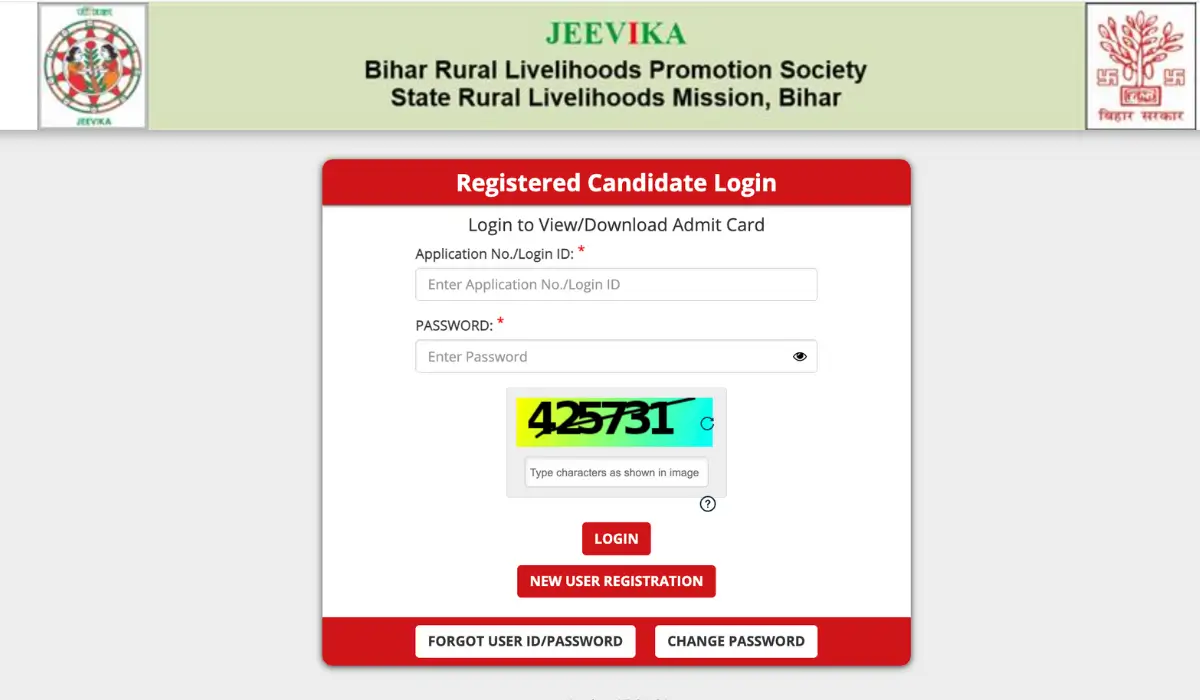 Bihar Jeevika Admit Card 2025