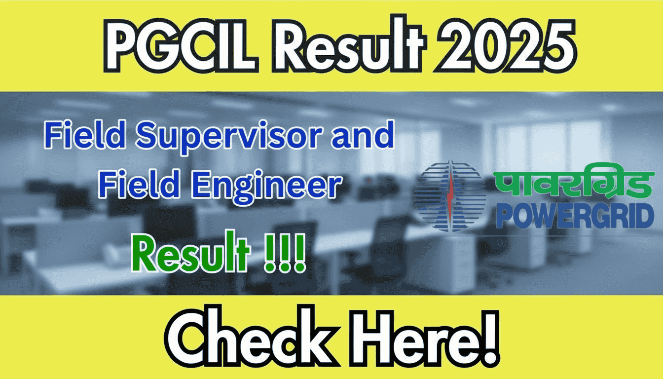 PGCIL Result 2025 Out